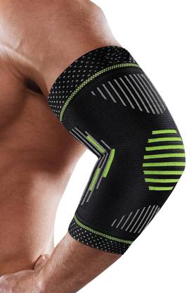 Leosportz Elbow Support for Gym (1 Pc) - Elbow Brace for Men Women Workout Elbow Support