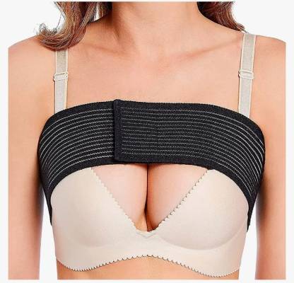 JADEE Breast Support Band No-Swing Adjustable No Bounce Breast Band Bra Belt Knee Support