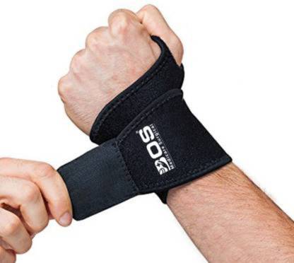 BOS MEDICARE Soft Wrist Brace with Thumb, Skin color, 1 Unit Wrist Support (Black) Wrist Support