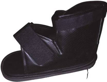 BRIJJ HELTH CARE Cast Shoe Foot Support Shoe Orthopedic Covering Plaster on Black L Ankle Support