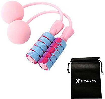 Mingyns Ropeless Jump Rope Cordless Jump Rope With Weighted Bulk/Balls Wireless Back / Lumbar Support