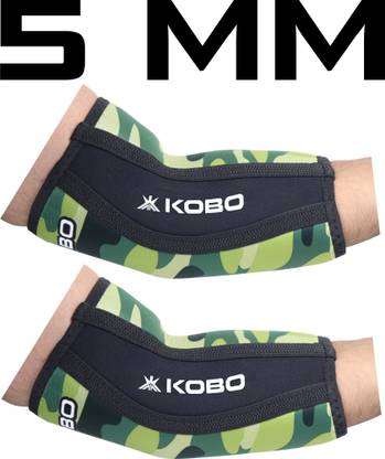 KOBO 5 mm Elbow Sleeves For Power Weight Lifting Knee Support