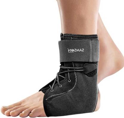 SAMSON Ankle Brace S | Lace Up With Adjustable Strap Compression Brace For Pain Relief Ankle Support
