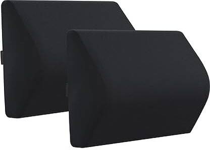 FOVERA Car Headrest Memory Foam Cushion (Pack of 2)Balanced Softness to Relieve Neck Pain Cervical Pillow
