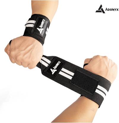 ADONYX Weight Lifting Wrist Support with Thumb Loop Strap for Gym Wrist Support