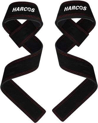 HARCOS Wrist Supporter for Gym Premium 100 % Genuine Leather Weightlifting wrap Straps Wrist Support
