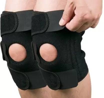 ALORNIS KNEE CUP-Knee Cap- Free Size Knee Support (Black) Knee Support
