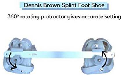 Salo Orthotics Denis Brown Splint Foot Abduction Orthosis Clubfoot Shoe ( 5" ) Splints
