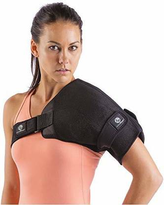 AW ACTIVEWRAP Activewrap Shoulder Ice Pack Wrap With 2 Reusable Hot And Cold Packs Shoulder Support