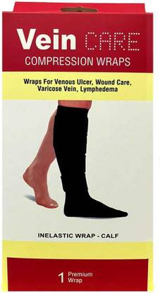 Vein Care Polyester Compression Calf Wrap for Muscle Support Knee Support