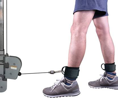 GymWar Ankle Straps- with D Rings- for Cable Machine, Kickbacks, Glute Workouts Ankle Support