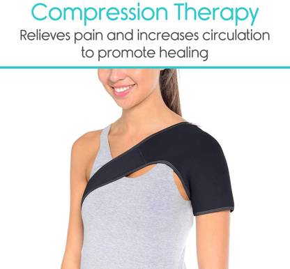 Jarvis Universal Shoulder support brace for rotator cuff Shoulder pain relief (Left) Shoulder Support