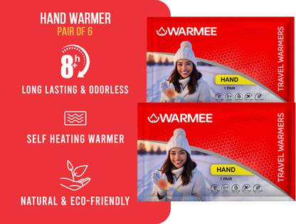 warmee Hand Warmer Heat Pouch Air Activated Self Heating Warmer Hand Support
