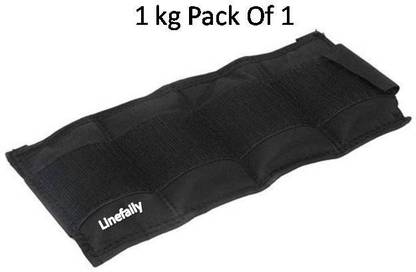 Linefaily Ankel and Wrist Gym Exercise 1 Kg Weight Cuff Ankle Support