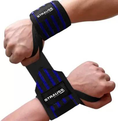 Strauss Wl Cotton Wrist Band |Wrist Wrap with Thumb Loop for Gym, Weight Lifting&Workout Wrist Support