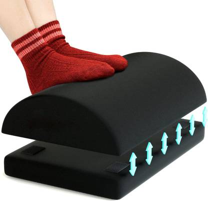 Fazista Foot Rest Under Desk, Adjustable Ergonomic Footrest for Home Office Chair Desk Foot Support