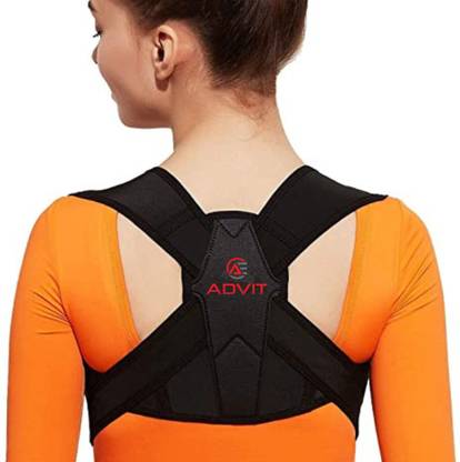 Advit Premium & Adjustable Back Brace For Clavicle To Support Neck, Back and Shoulder Back / Lumbar Support