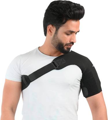Witzion Shoulder Pain Relief for Men and Women, Shoulder Brace Immobilizer Belt - Left Shoulder Support