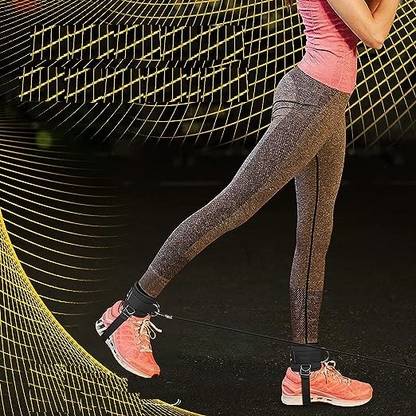 Fitcozi Cuff Attachment for Kickbacks Leg Extensions Glutes Exercises Ankle Strap Ankle Support