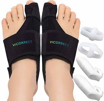 Vicorrect Bunion Corrector & Bunion Toe Separators Orthopedic Bunion Splint for Big Toe Foot Support