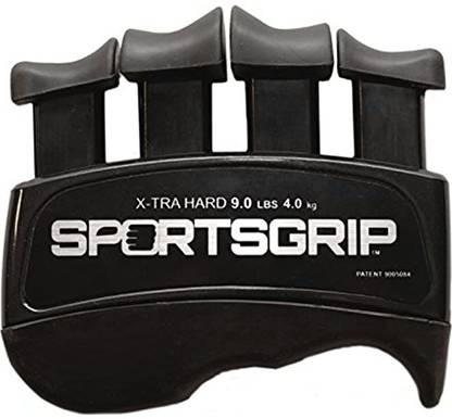 Sportsgrip Hand And Finger Exerciser (Xtra Hard 9Lbs / 4.0Kg) Best Ergonomic Finger Finger Support