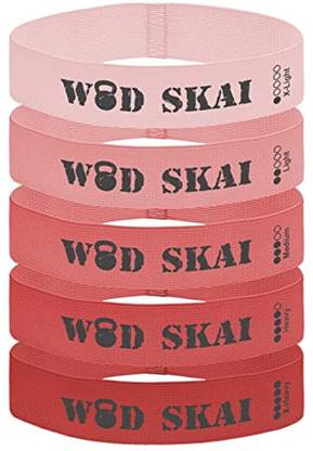 Wodskai Resistance Bands For Legs And Butt Exercise Bands Non Slip Elastic Booty Back / Lumbar Support