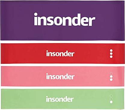 Insonder Resistance Bands Set Skin Friendly Loop Bands With Workout Guide Great Resistance Tube