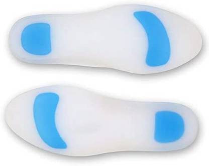 Tender Care Silicone Shoe Insole Inserts (Pair) Ortho Support for Walking Running and Fitness Insole