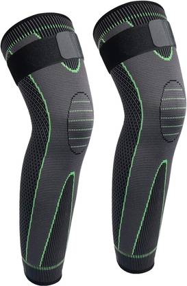 neenca Full Leg Compression Sleeves pack of 2 with Wraps Knee Support