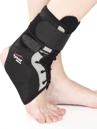 TYNOR Ankle Brace, Black, Large, 1 Unit Ankle Support
