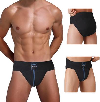 Xtrim Gym Supporter for Men, Stretchable Cotton Sports Underwear, Men's Briefs Supporter