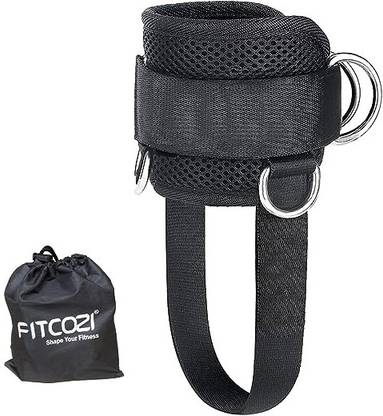 Fitcozi Ankle Straps for Cable Machine Glute Kickbacks, Padded Ankle Cuffs Ankle Support