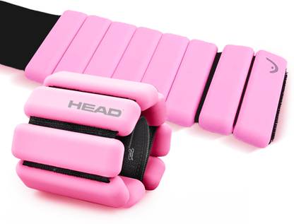 Head Wrist Ankle Weights Pro Quality Adjustable Leg Weights - Pink Ankle Support