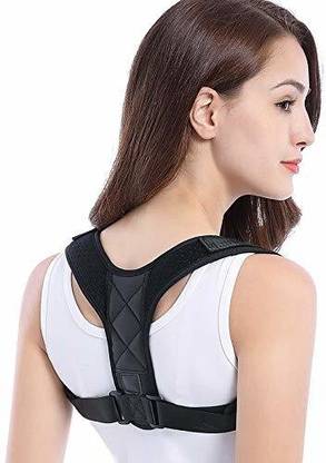 पोस्चर करेक्टर Neck Pain Relief for Men Women Shoulder Support (Black) बैक / लंबर सपोर्ट