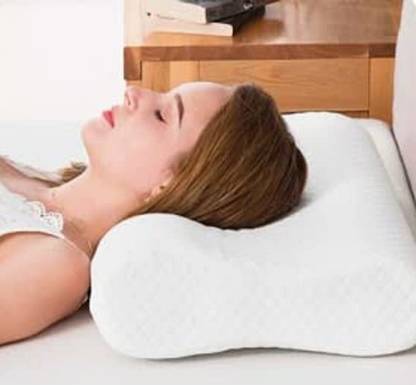 HIRUSH ENTERPRISE Memory Foam Geometric Orthopaedic Pillow Pack of 1