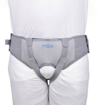 Leeford Abdominal & Groin Hernia Belt | Dual Compression Pads Back / Lumbar Support