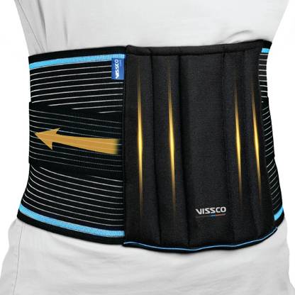 VISSCO Lumboset Belt Back Support with Double Strapping Design Relief Pain Back / Lumbar Support