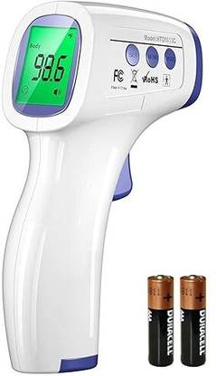 DR VAKU Infrared Digital Thermometer For Fever, Non-Contact Laser Infrared Temperature Gun Portable Thermometer
