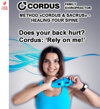 Cordus and Sacrus Cordus Massager pack of 1 Back / Lumbar Support