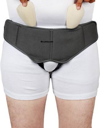 healthnode Inguinal Hernia Belt Pain Relief Support with Removable Pads & Adjustable Straps Supporter