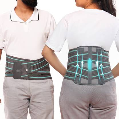 AGEasy Comfort Contoured LS Belt for Men and Women (Lumbar Support Belt) w/ Gel Padding Back / Lumbar Support