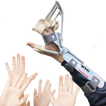 WMIO Dynamic Wrist Drop and Limp Finger Extension Brace for Right Hand (One Size) Hand Support