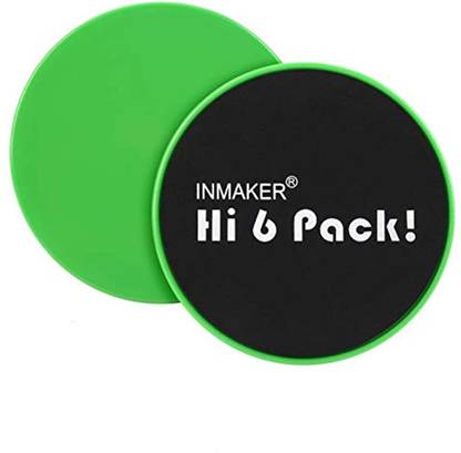 Inmaker Exercise Sliders Fitness Dual Sided Strength Slides Core Gliding Discs Back / Lumbar Support