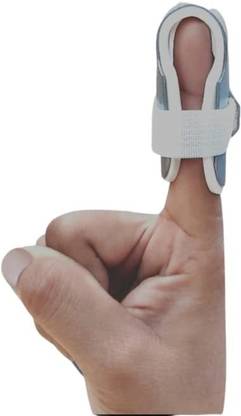 STARSURGICALCO Finger Cot Splint For Men & Women Injured Finger Immobilization (Grey) Finger Support