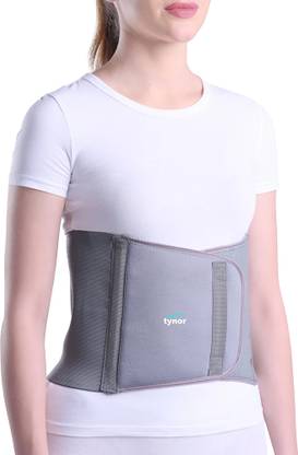 TYNOR Abdominal Support 9"/23cm, Grey, XL, 1 Unit Abdominal Belt