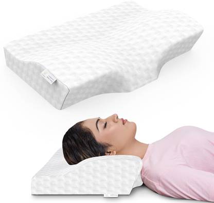 MY ARMOR Orthopedic Memory Foam Cervical Pillow for Neck & Shoulder Pain with Outer Cover Cervical Pillow