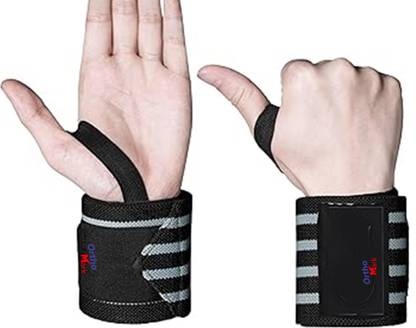 OrthoMark High Quality Wrist Support Wrap for Professional Gym and Fitness weight lifting Wrist Support