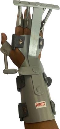 Linefaily Dynamic Cock-Up Splint with Finger Extension for kids For Right Hand Support