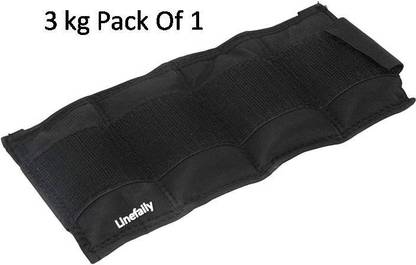Linefaily Ankel and Wrist Gym Exercise 3 Kg Weight Cuff Ankle Support