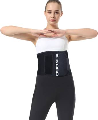 KOBO Premium Waist Trimmer Faster Weight Loss Ab Support Slimmer Sweat Wrap Sauna Belt Abdominal Belt